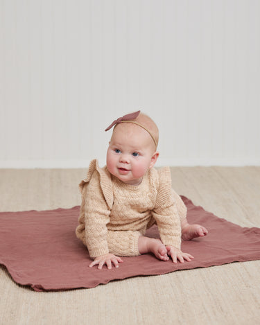Quincy Mae Little Knot Headband, Cinnamon